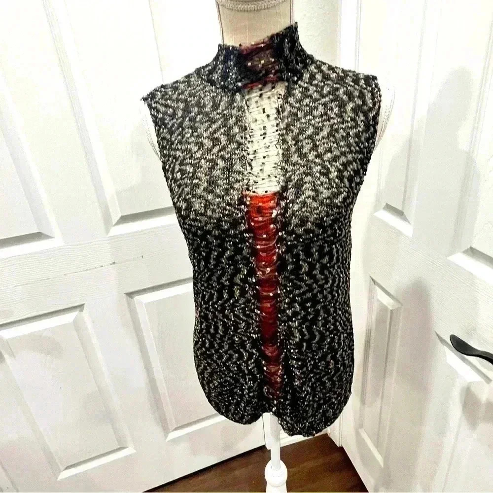 Jamie Sadock sleeveless sexy high neck pullover blouse